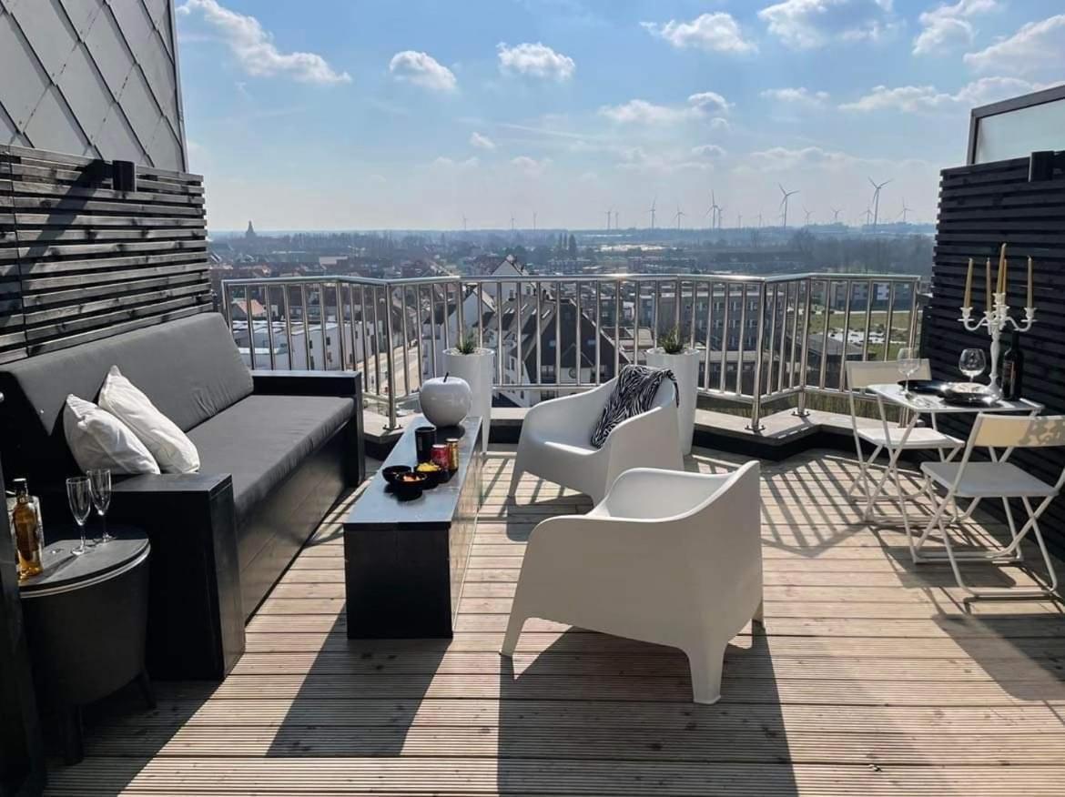 Knokke Heist Baai Modern Dak Appartement . Knokke-Heist Kültér fotó
